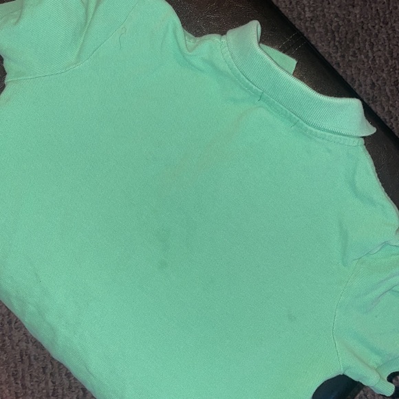 Green Polo Shirt Boys 7 - Picture 3 of 5